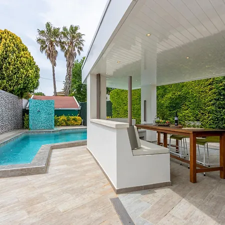 Casa Moderna Con Piscina, Wi-fi, Aa, Barbacoa Y Parking En - Es-89-73 Holiday home *